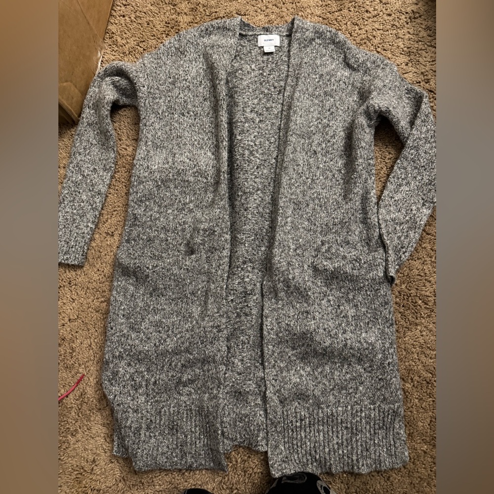 Old Navy Heather Gray Women's Cardigan